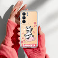 Tino Panda Customize Transparent Silicon Case For Realme Narzo 80x 5G