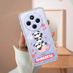 Tino Panda Customize Transparent Silicon Case For Redmi 13C 4G