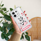 Tino Panda Customize Transparent Silicon Case For Redmi Note 13 5G