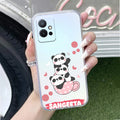 Tino Panda Customize Transparent Silicon Case For Vivo T1 5G