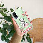 Tino Panda Customize Transparent Silicon Case For Vivo V21e 5G
