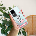 Tino Panda Customize Transparent Silicon Case For Vivo V30 5G