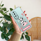 Tino Panda Customize Transparent Silicon Case For Vivo V30e 5G