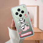 Tino Panda Customize Transparent Silicon Case For Vivo X200 5G