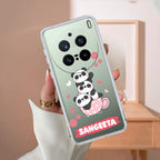 Tino Panda Customize Transparent Silicon Case For Vivo T4 Pro 5G