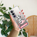 Tino Panda Customize Transparent Silicon Case For Vivo V40e 5G