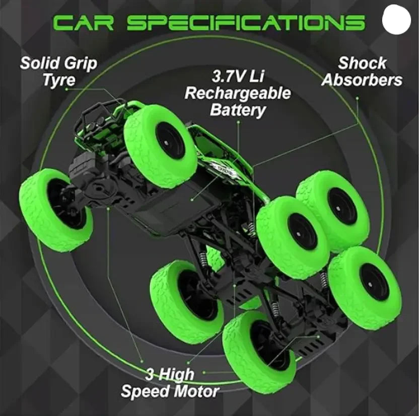 Remote Control Rechargeable Rock Crawler Monster Truck Car for Kids - ShopOnCliQ