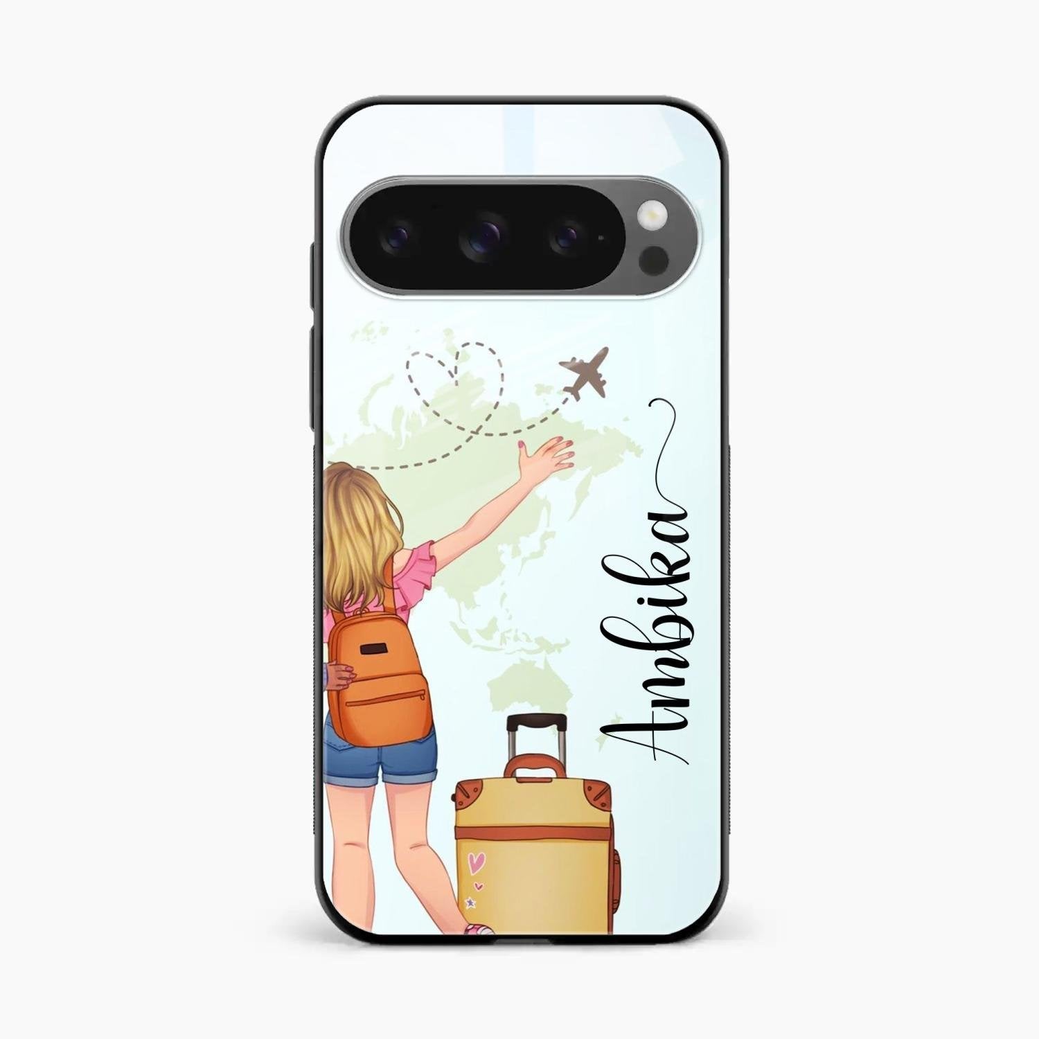 Travel Glossy Metal Case Cover For Google Pixel 10 Pro
