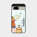 Travel Glossy Metal Case Cover For Google Pixel 8A 5G