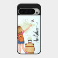 Travel Glossy Metal Case Cover For Google Pixel 9 Pro Xl