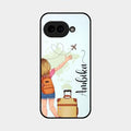 Travel Glossy Metal Case Cover For Google Pixel 9A 5G
