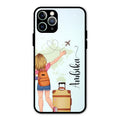 Travel Glossy Metal Case Cover For iPhone 11 Pro Max