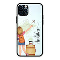 Travel Glossy Metal Case Cover For iPhone 12 Pro Max