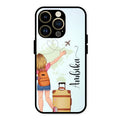 Travel Glossy Metal Case Cover For iPhone 14 Pro