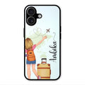 Travel Glossy Metal Case Cover For iPhone 17