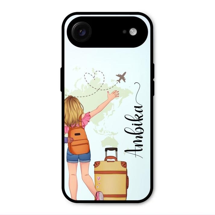 Travel Glossy Metal Case Cover For iPhone Air