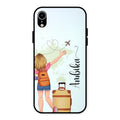 Travel Glossy Metal Case Cover For iPhone XR