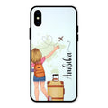 Travel Glossy Metal Case Cover For iPhone XS