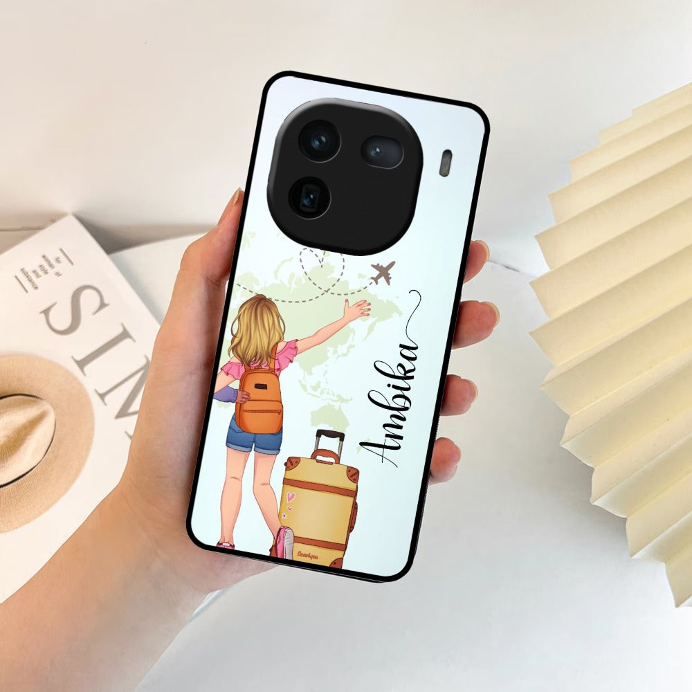 Travel Glossy Metal Case Cover For Vivo