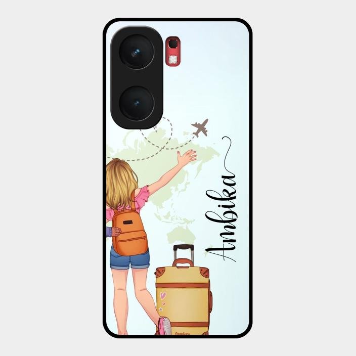 Travel Glossy Metal Case Cover For Iqoo Neo 9 Pro 5G