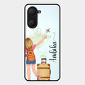 Travel Glossy Metal Case Cover For Iqoo Z9 Lite 5G