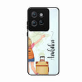 Travel Glossy Metal Case Cover For Motorola Edge 50 Neo