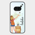 Travel Glossy Metal Case Cover For Nothing Phone 2A 5G