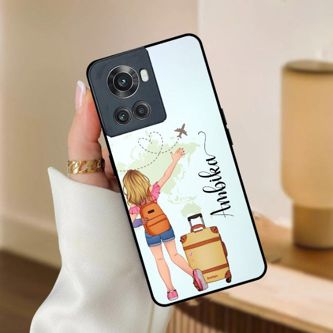 Travel Glossy Metal Case Cover For OnePlus