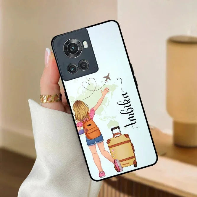 Travel Glossy Metal Case Cover For OnePlus - ShopOnCliQ
