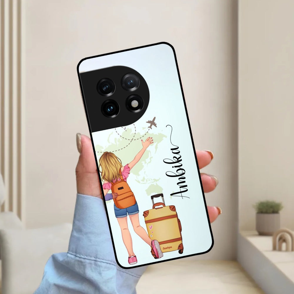 Travel Glossy Metal Case Cover For OnePlus