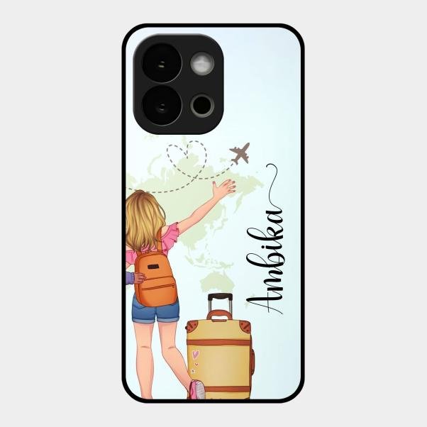 Travel Glossy Metal Case Cover For Oneplus 13S 5G