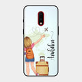 Travel Glossy Metal Case Cover For Oneplus 7