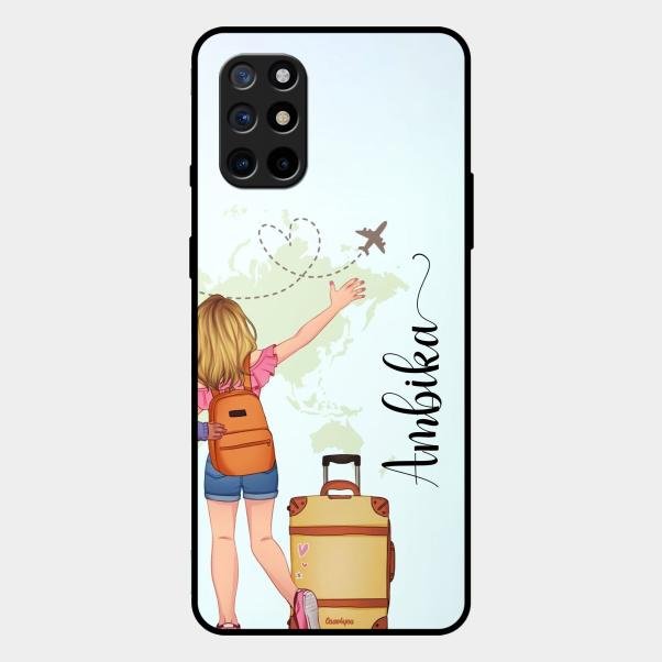 Travel Glossy Metal Case Cover For Oneplus 8T
