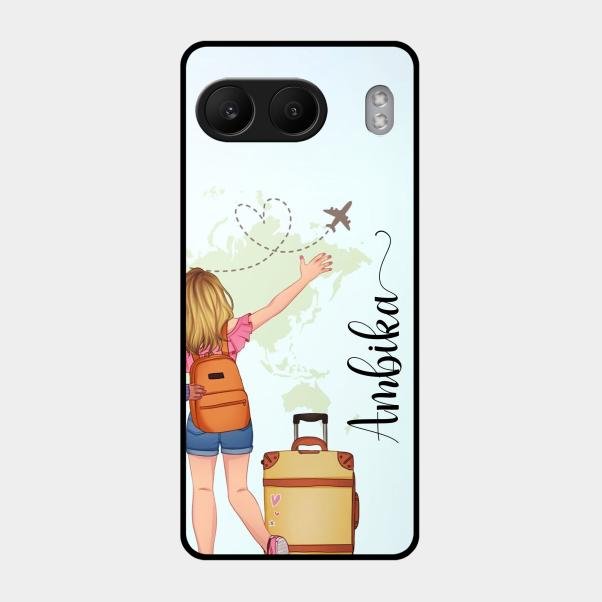 Travel Glossy Metal Case Cover For Oneplus Nord 4 5G