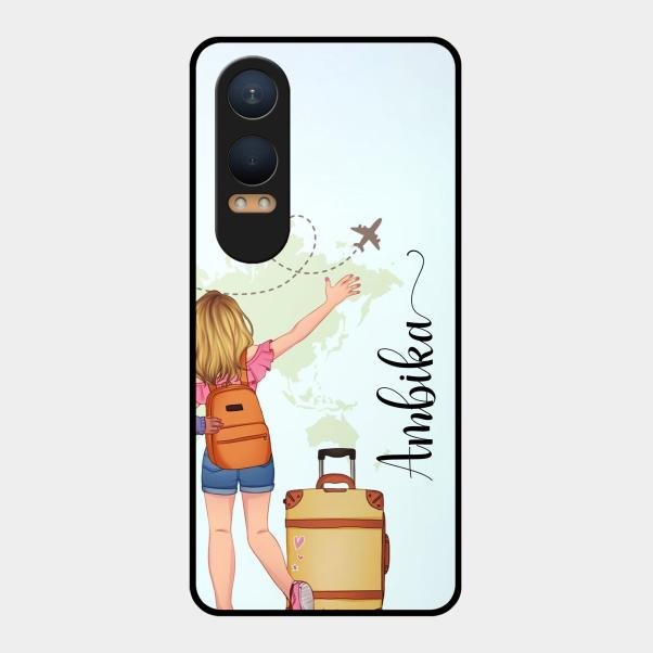 Travel Glossy Metal Case Cover For Oneplus Nord Ce 4 Lite 5G