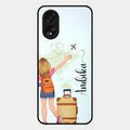 Travel Glossy Metal Case Cover For Oppo A38