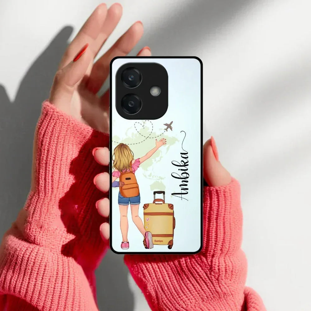 Travel Glossy Metal Case Cover For Oppo - ShopOnCliQ