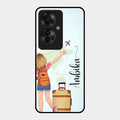 Travel Glossy Metal Case Cover For Oppo F25 Pro 5G