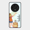 Travel Glossy Metal Case Cover For Oppo F27 5G