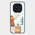 Travel Glossy Metal Case Cover For Oppo F29 5G