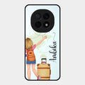 Travel Glossy Metal Case Cover For Oppo F29 Pro 5G