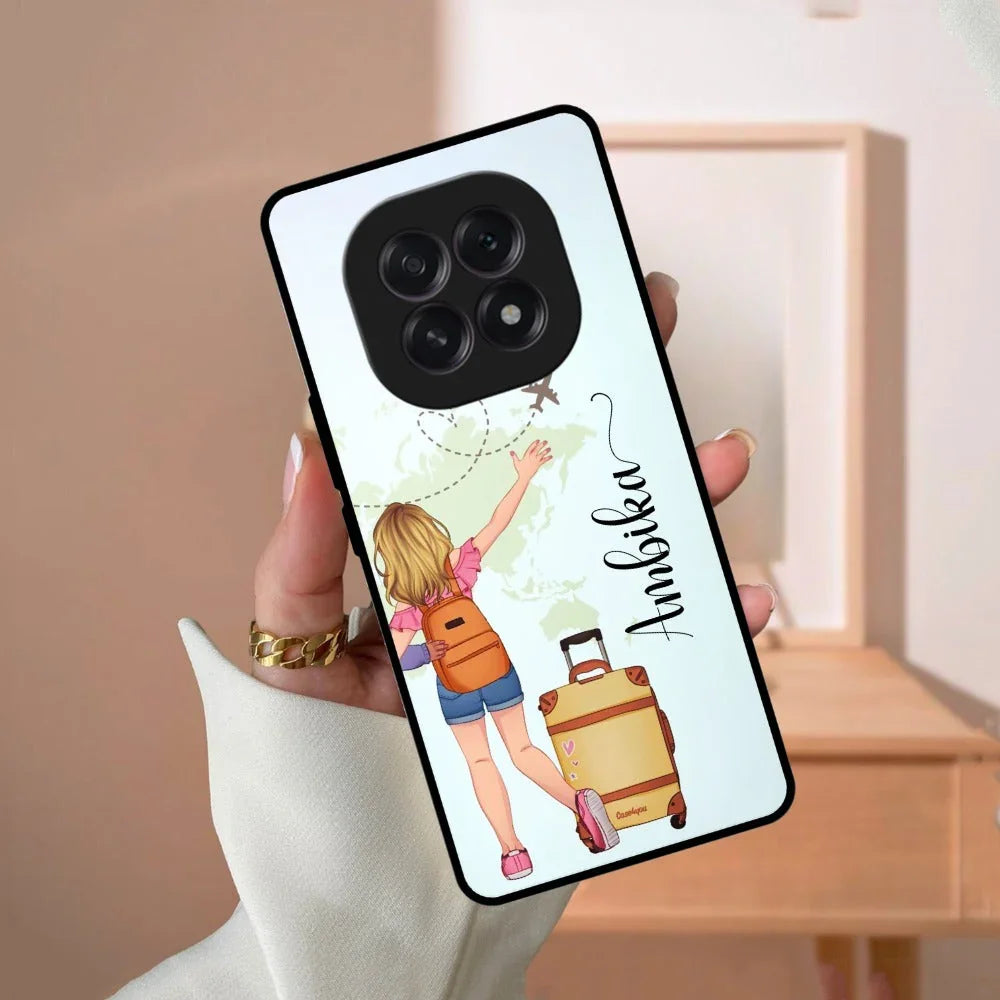 Travel Glossy Metal Case Cover For Oppo - ShopOnCliQ