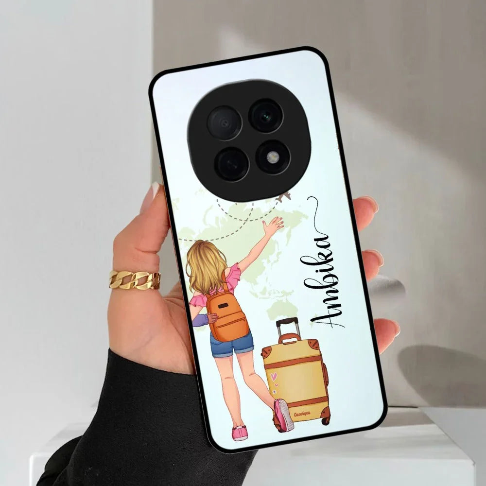 Travel Glossy Metal Case Cover For Oppo - ShopOnCliQ