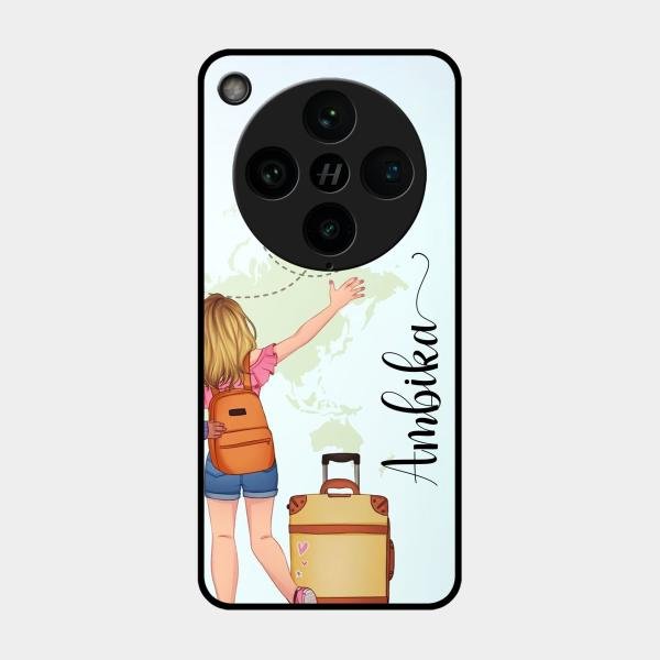 Travel Glossy Metal Case Cover For Oppo Find X8 Pro 5G