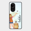 Travel Glossy Metal Case Cover For Oppo Reno 10 5G