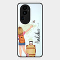 Travel Glossy Metal Case Cover For Oppo Reno 10 Pro Plus 5G
