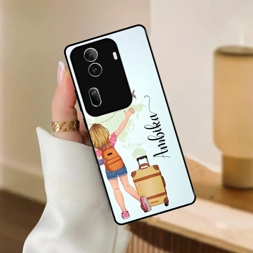 Travel Glossy Metal Case Cover For Oppo - ShopOnCliQ