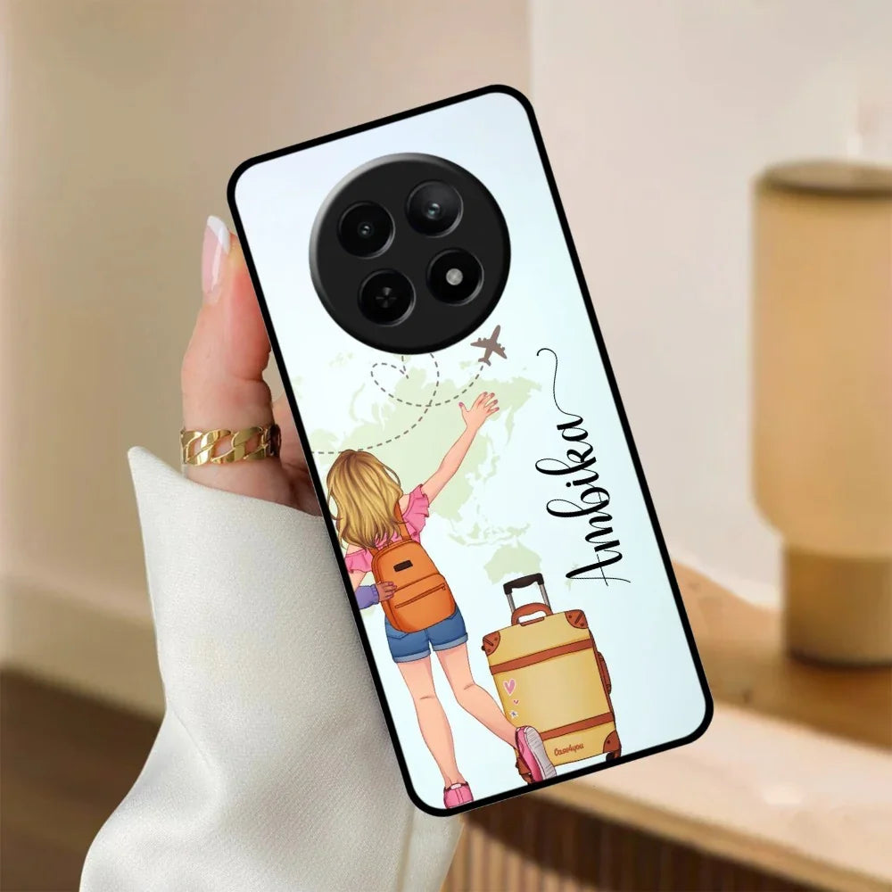 Travel Glossy Metal Case Cover For Realme - ShopOnCliQ