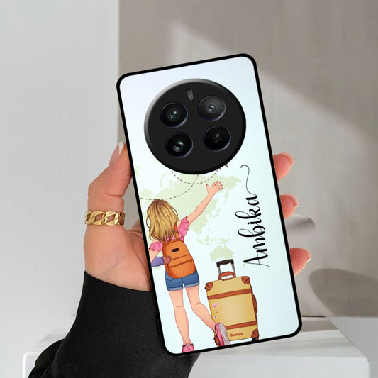 Travel Glossy Metal Case Cover For Realme