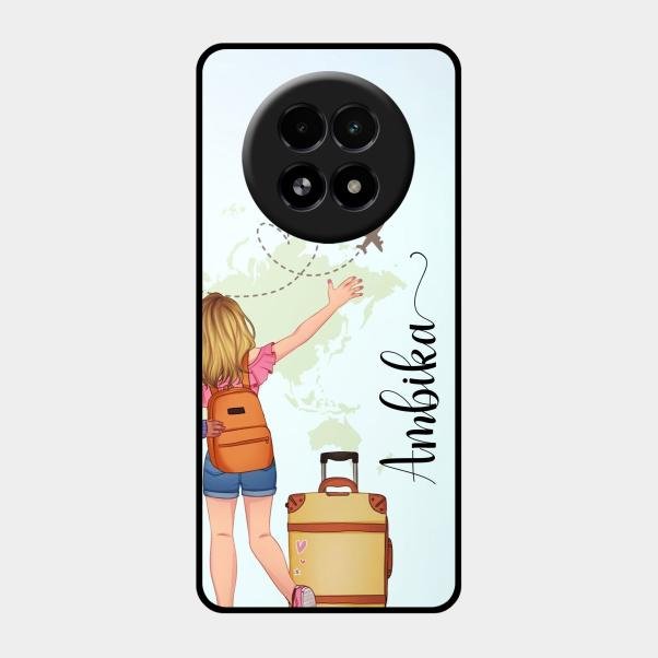 Travel Glossy Metal Case Cover For Realme 13 5G